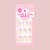 Glazed French | Short | Round - Tab Press-On