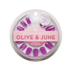 Grape Velvet - Press On | Short | Squoval