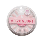 Subtle Blush French - Press On | Medium | Almond