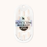 True Pearl French - Press-On | Medium | Oval