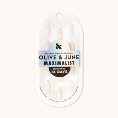 True Pearl French - Press-On | Medium | Oval