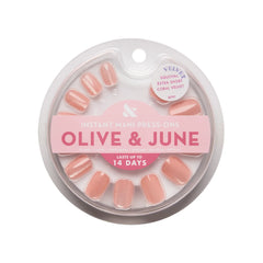 Coral Velvet - Press On | Extra Short | Squoval