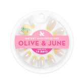 Citrus Chrome French - Press On | Short | Round