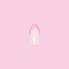 Pink Cheetah - Press-On | Medium | Almond