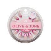 Pink Velvet French - Press On | Medium | Almond