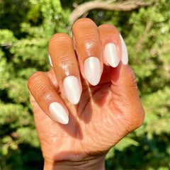 Girl With The Pearl Nail Polish - Press On | Medium | Almond