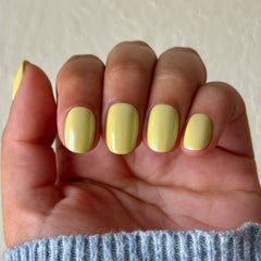 Citrus Chrome - Press-On | Extra Short | Round