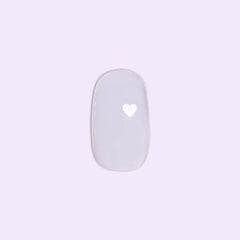Periwinkle Vampy Heart | Round | Short