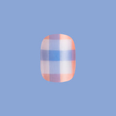 Soft Plaid - Press-On | Extra Short | Squoval
