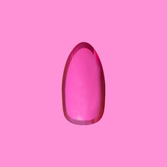Pink Chrome Outline - Press-On | Medium | Almond