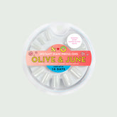Winter Glitter Velvet - Press-On | Short | Squoval