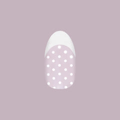 Polka Dot Tights - Press-On | Medium | Oval