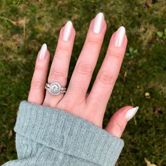Girl With The Pearl Nail Polish - Press On | Medium | Almond