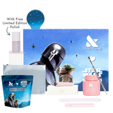 The Star Wars: Mandalorian and Grogu Mani System - Choose 6 Polishes + Free Purple Puka Polish