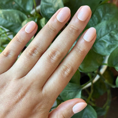 Sandy Shimmer - Press-On | Extra Short | Round
