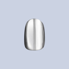 Mirror Chrome - Press-On | Extra Short | Round