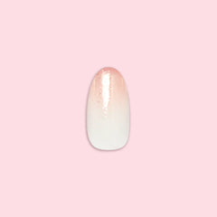 Pink Glitter Gradient - Press-On | Medium | Oval