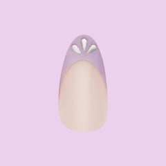 3D Iridescent Petal - Press-On | Medium | Almond