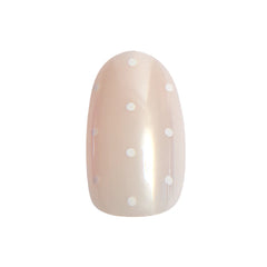 Chrome Polka Dots - Press On | Short | Round