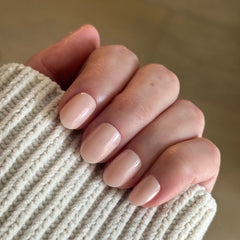 Sandy Shimmer - Press-On | Extra Short | Round