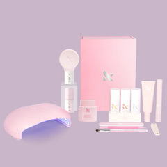 The Glazed Pink Gel Mani System