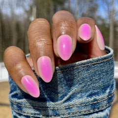 Blush Aura - Press-On | Medium | Almond