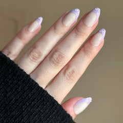 3D Iridescent Petal - Press-On | Medium | Almond