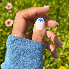 Forget Me Not - Press-On | Short | Almond