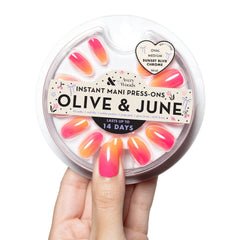 Sunset Blvd Chrome - Press On | Medium | Oval