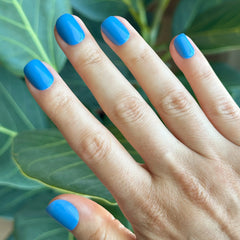 Summer Blue - Press-On | Extra Extra Short | Squoval