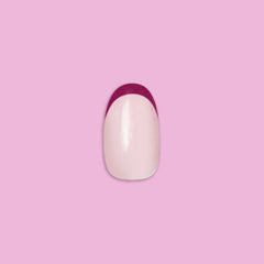Plum Tonal French - Press-On | Short | Round