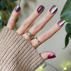Velvet Berry - Press-On | Extra Short | Squoval