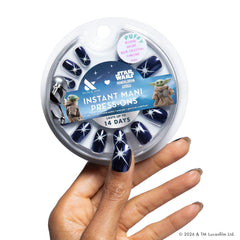 Blue Celestial Chrome - Press-Ons | Short | Round