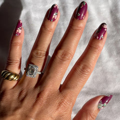 Fall Micro Floral | Oval | Medium