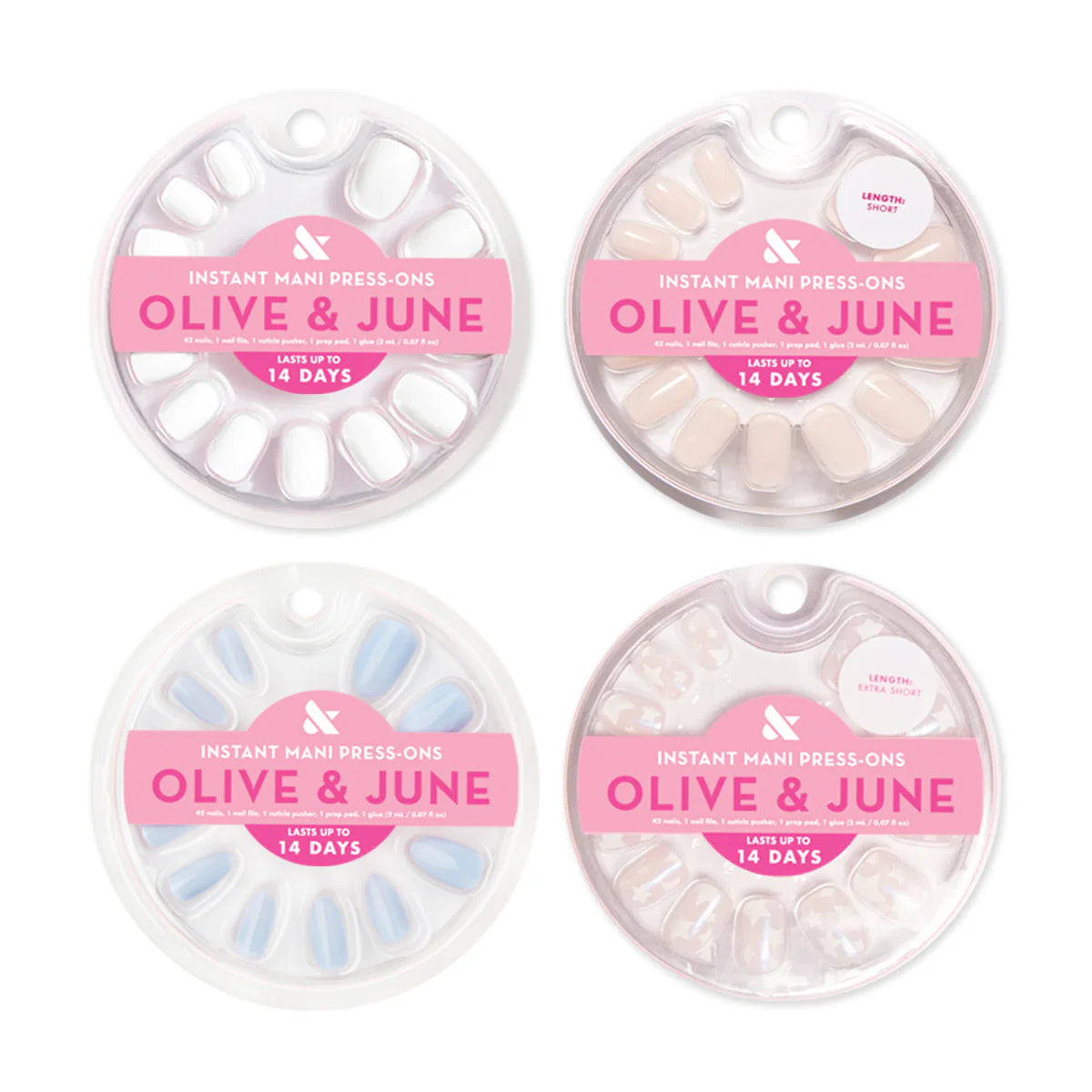 Glue Press-On Bestsellers Set