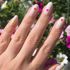 Neon Hearts | Oval | Medium