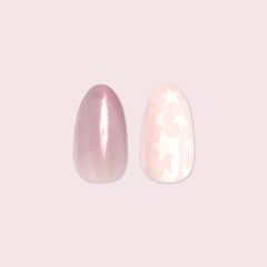Mermaid Stars - Press-On | Medium | Almond