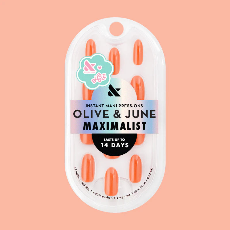Bounce Back Chrome - Press-On | Medium | Oval
