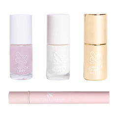 Glazed Frosting Set - Baroque, Swan, Quick Dry Top Coat, Cuticle Serum - Loyalty Reward