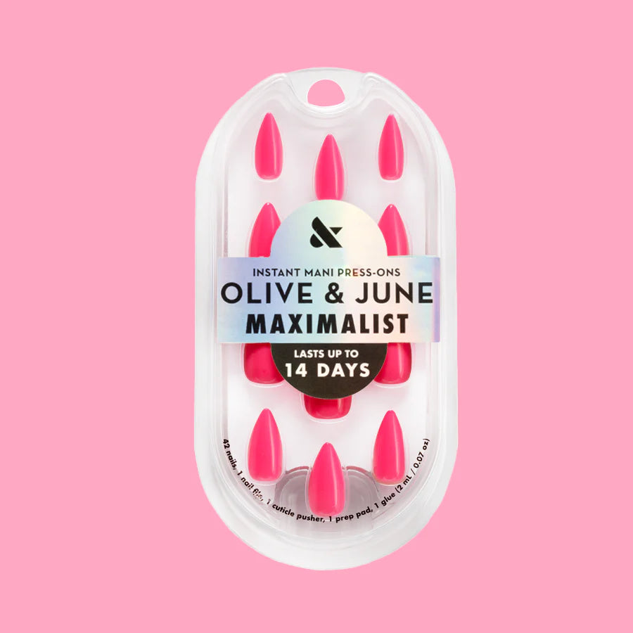 Neon Flamingo - Press-On | Medium | Stiletto