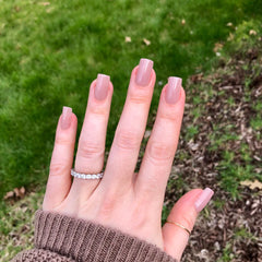 Mauve Gloss - Press-On | Medium | Square