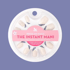 Nautical Split French - Press-On | Medium | Oval