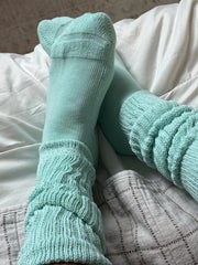 Mint Cozy Socks