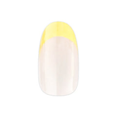 Citrus Chrome French - Press On | Short | Round
