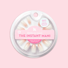 Pink Glitter Gradient - Press-On | Medium | Oval