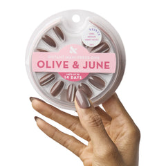 Fawn Velvet - Press On | Medium | Oval