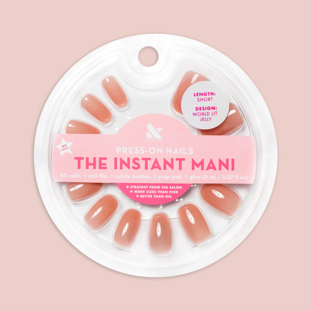 World Lit Jelly - Press-On | Short | Round