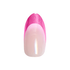 Pink Velvet French - Press On | Medium | Almond