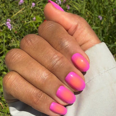 Grape Aura - Press-On | Short | Round