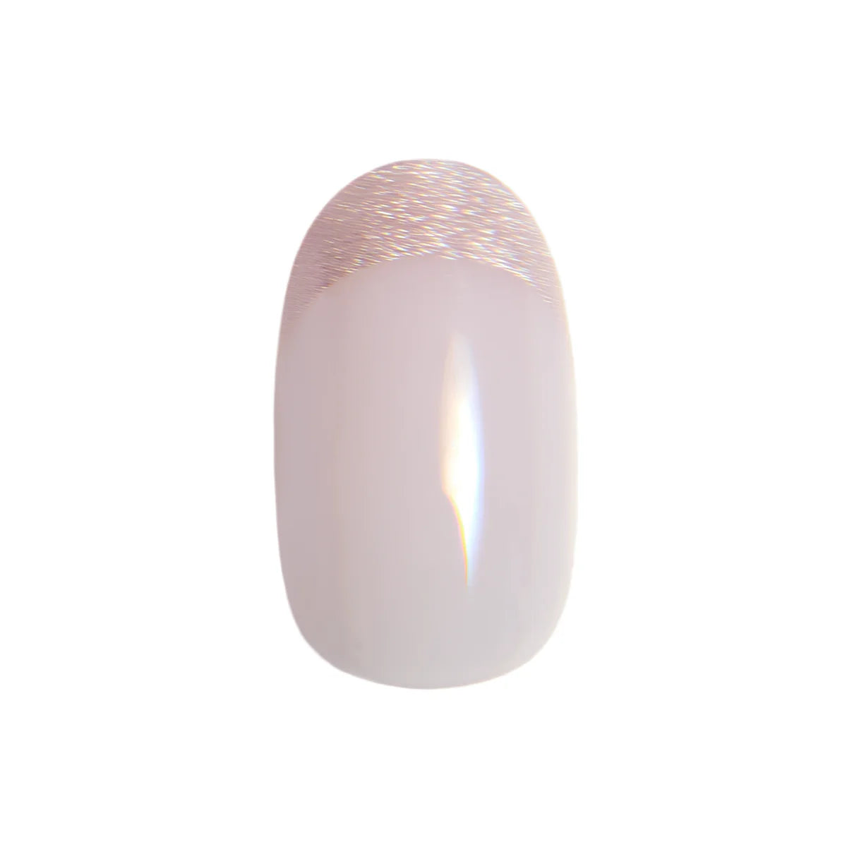 Neutral Shimmer French - Press On | Medium | Oval